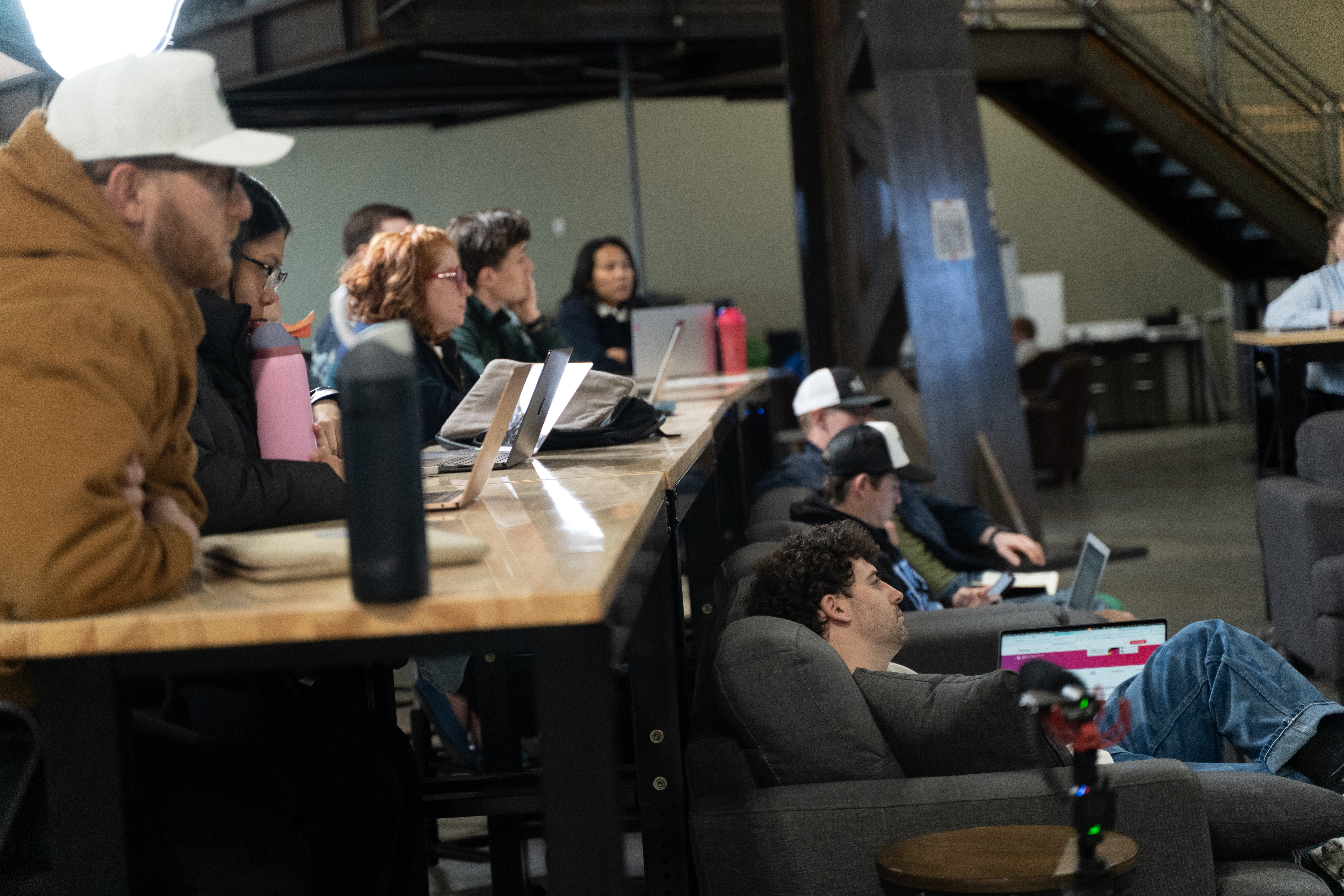 Young founders at iHub training